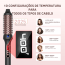 Escova Modeladora 3 em 1 ✨ com 5 Níveis de Temperatura 🌡️