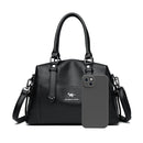 Bolsa Double Arrows - Designer de Luxo em Couro Macio