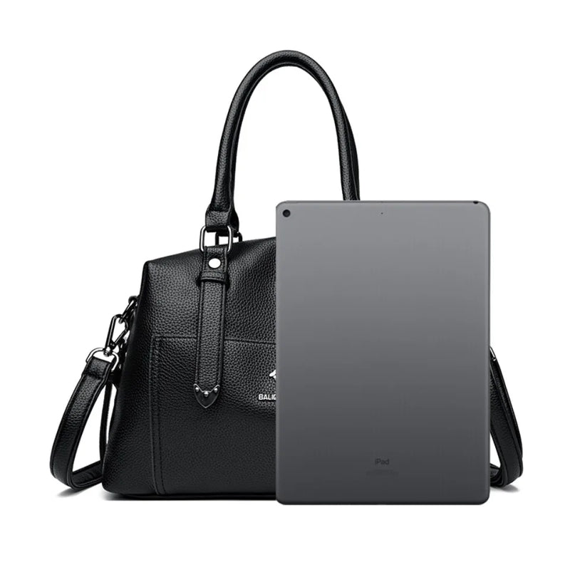 Bolsa Double Arrows - Designer de Luxo em Couro Macio
